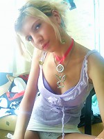 sweetheart blonde teen likes to dress to impress
